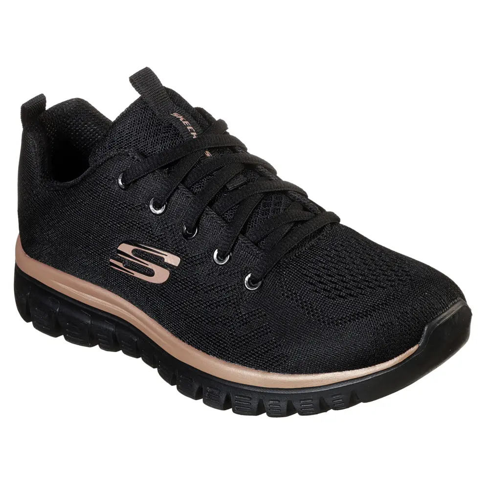 Skechers 12615-BKRG / fekete